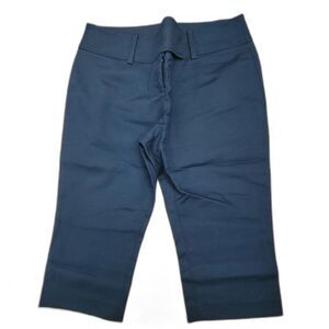 Ann Taylor Lindsay size 10P Navy Blue capri cropped pants